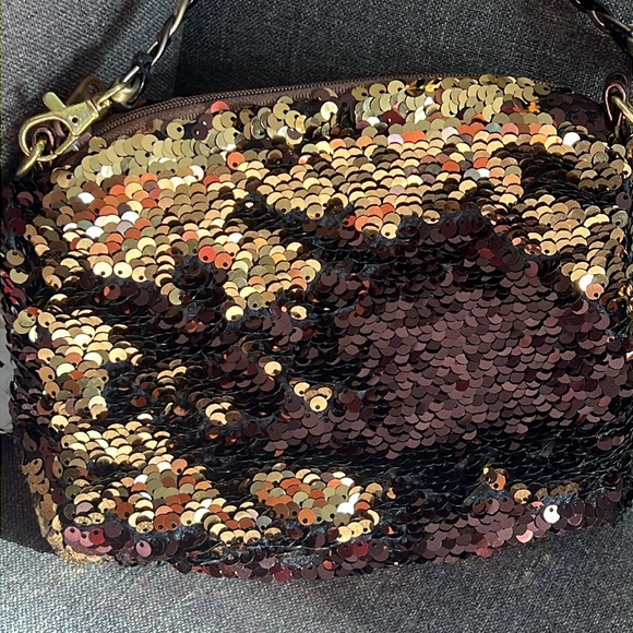 TY ♥️FASHION BRUTUS The BULLDOG SEQUIN MINI PURSE NWT - Picture 8 of 11